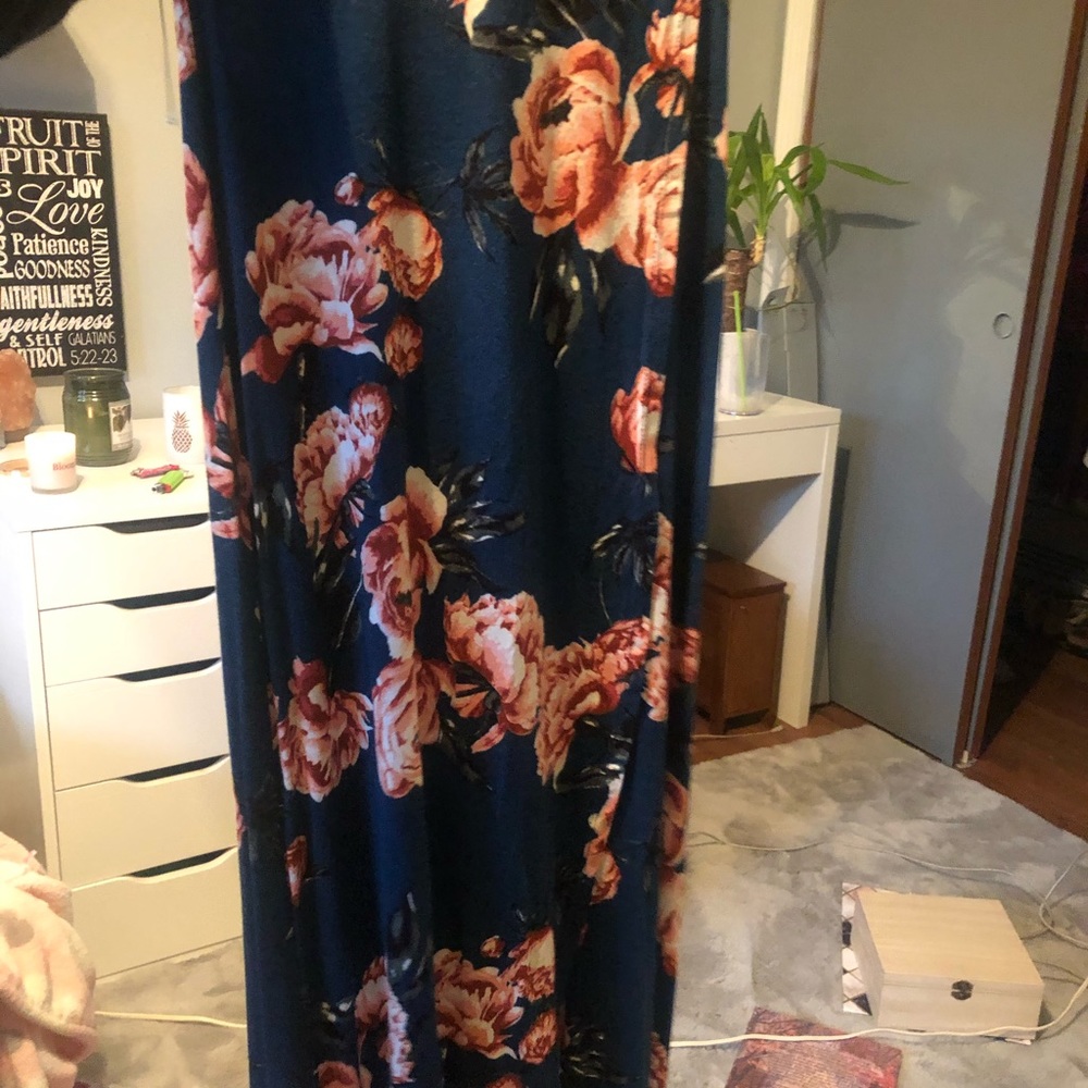 Floral maxi skirt